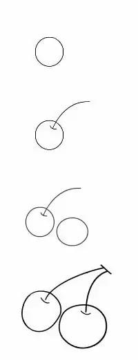 手账本简笔画可爱教程新手,6-12岁儿童绘画简笔画水果