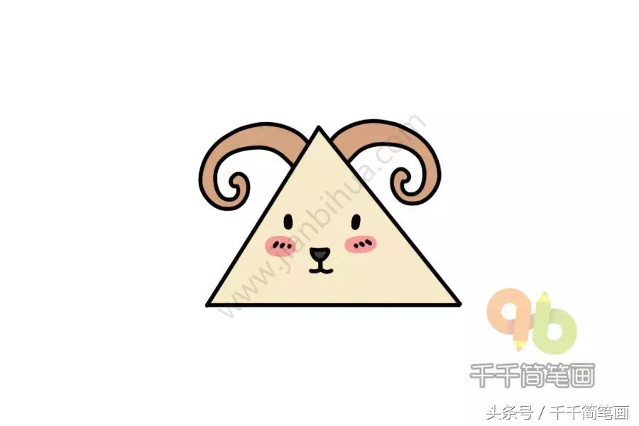 10秒学会画小动物,用圆正方形三角形画基本图