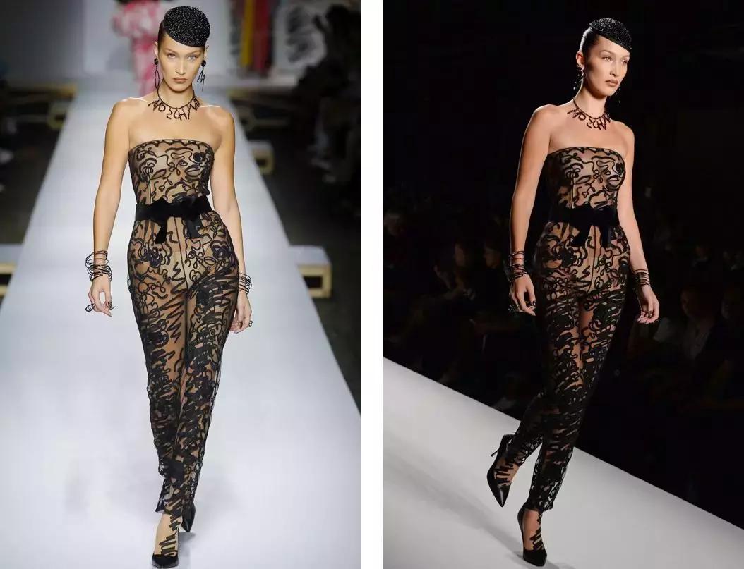 贝拉哈迪德穿深v套装,贝拉哈迪德夏季开衫