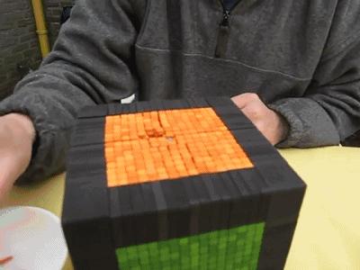 世界上最烧脑魔方,人工智能还原36阶魔方