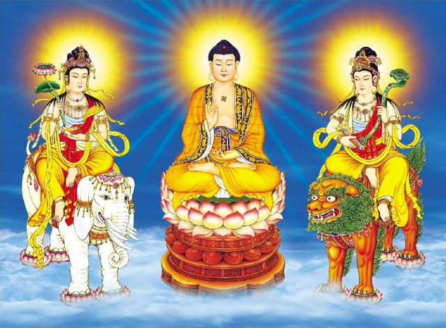 西方三圣华严三圣还有什么三圣,东方三圣西方三圣华严三圣关系