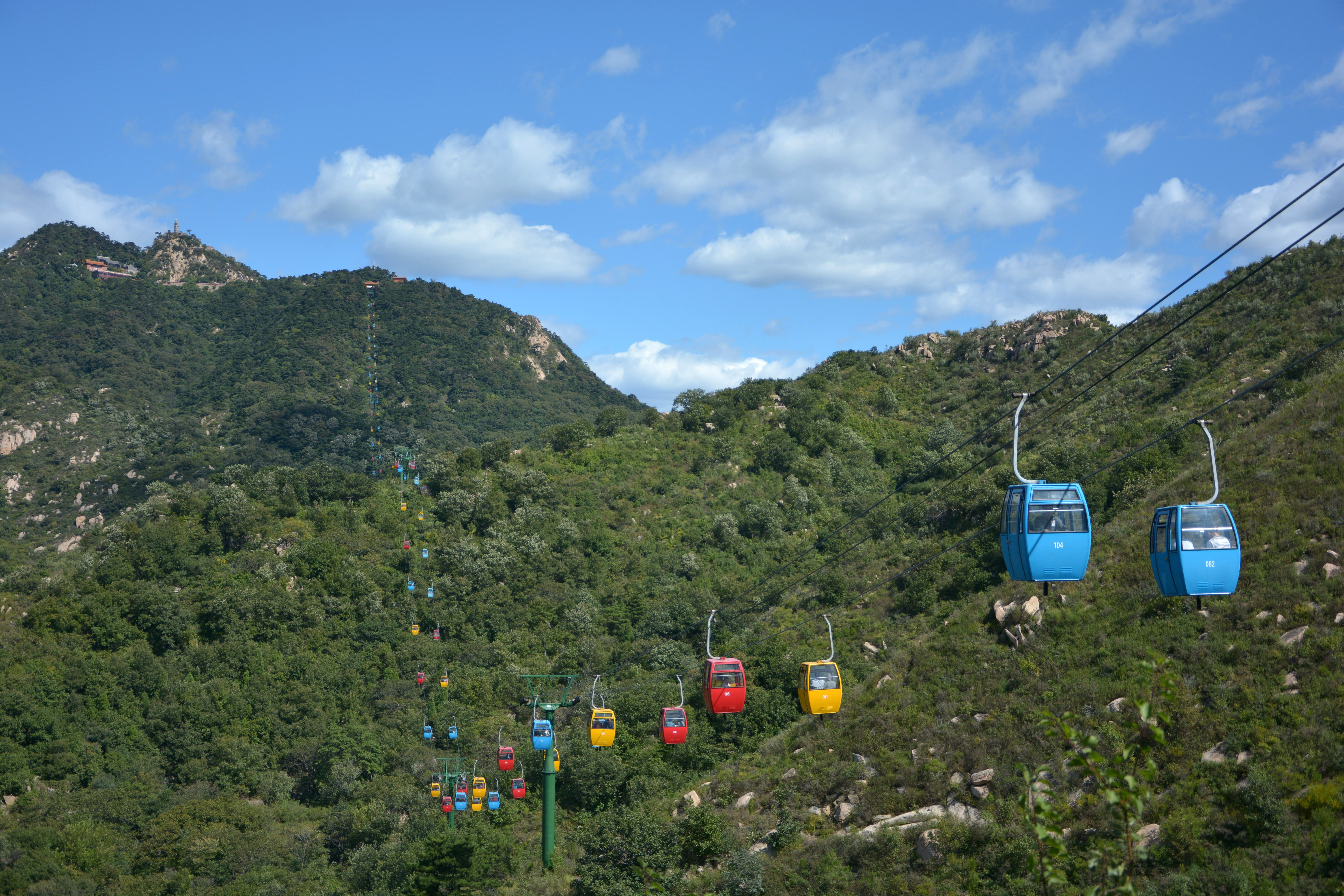早知有盘山何必下江南路途中,游盘山必看天下盘山