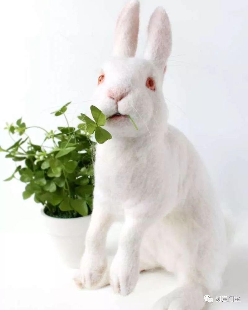 第一眼竟然以为它会动！26个好像有灵魂附体的拟真羊毛毡