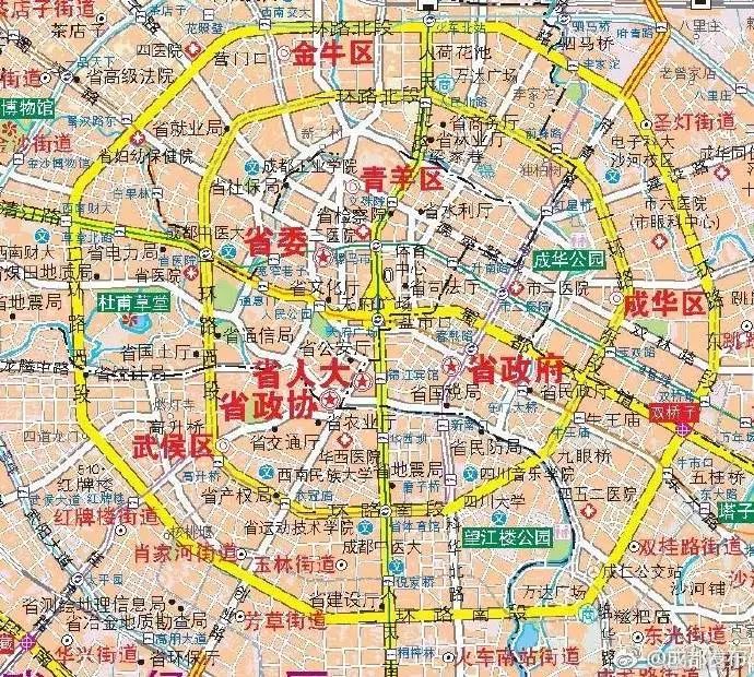 成都环形路“家族史”：全国第二个地图标有六环的城市
