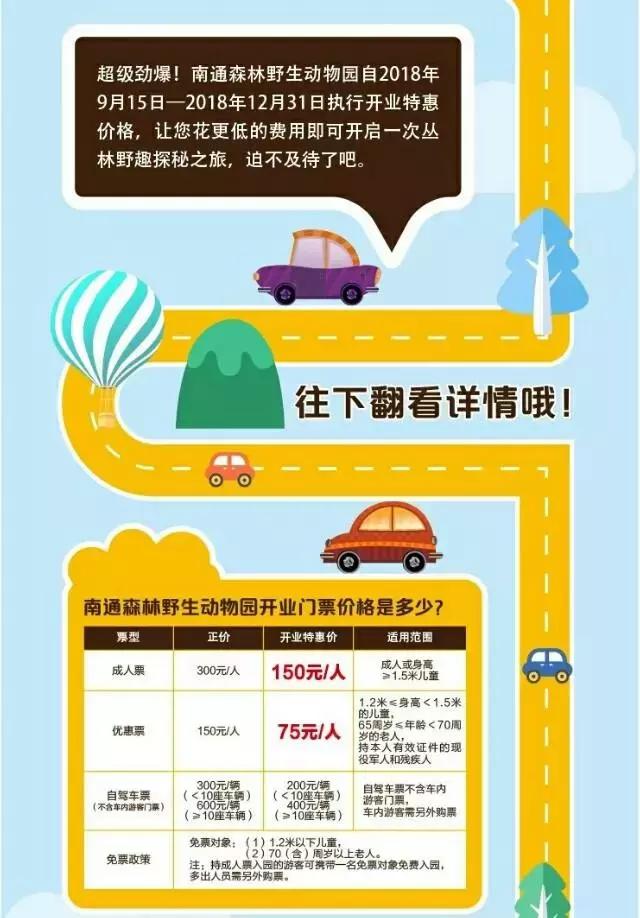 南通野生动物园打折,南通野生动物园优惠门票夜场