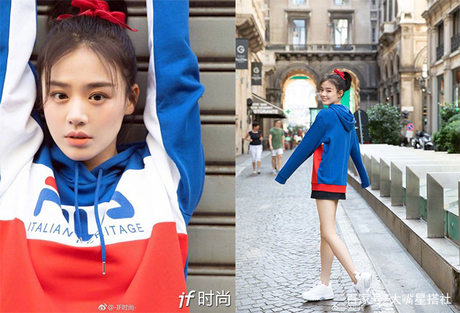 马思纯米兰,马思纯米兰优雅出镜