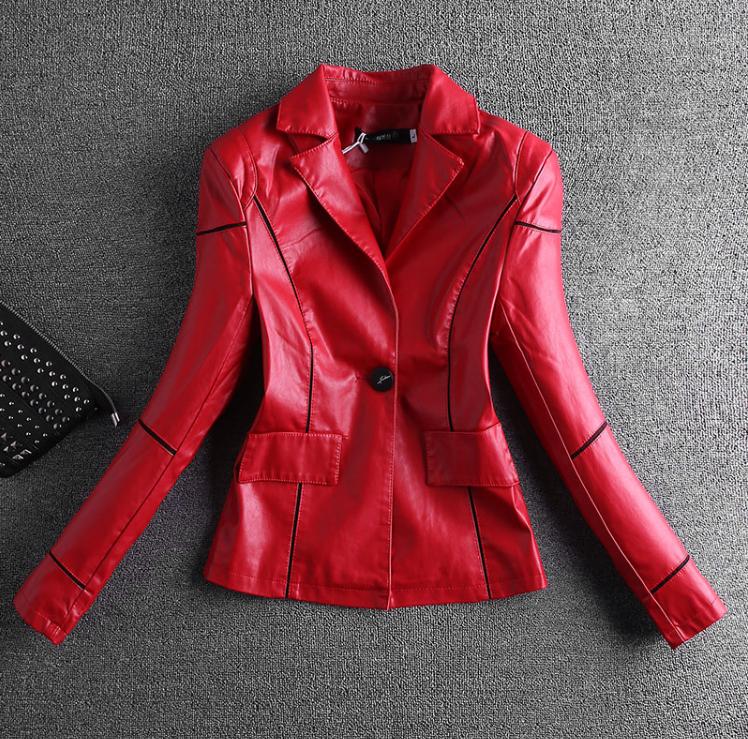 小皮衣外套短款搭配减龄,减龄小个子时尚皮衣短款