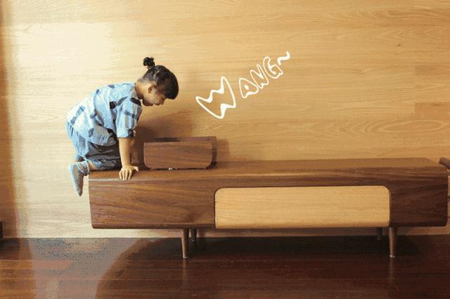 龙猫衣柜、猫桌、小熊柜,建筑师夫妇把80㎡精装房变萌萌哒家!