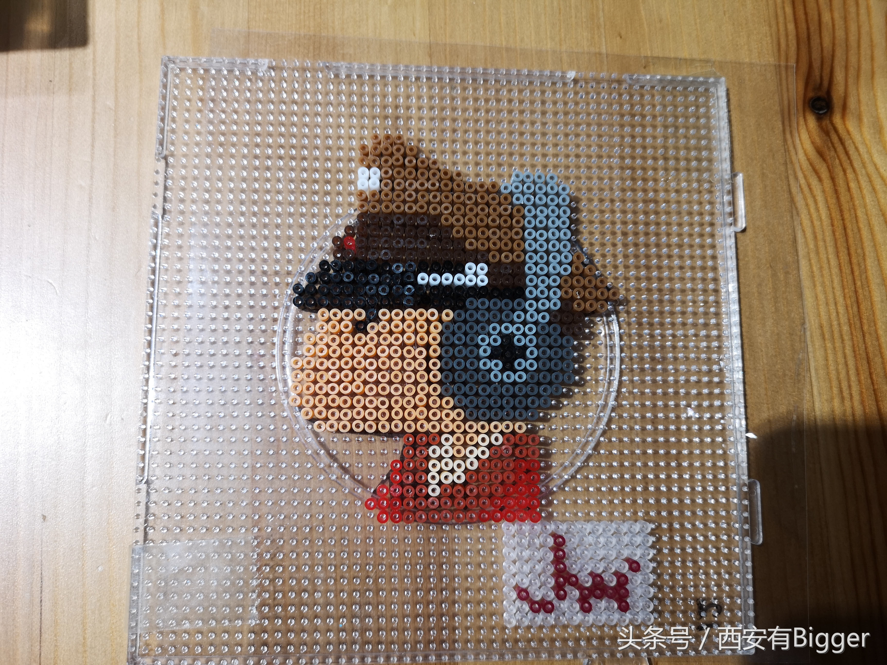 diy拼豆豆教程,儿童智力拼拼乐