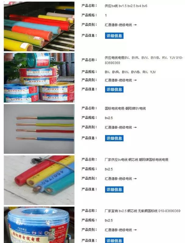 电力电线电缆规格型号大全,电缆命名规则详解图