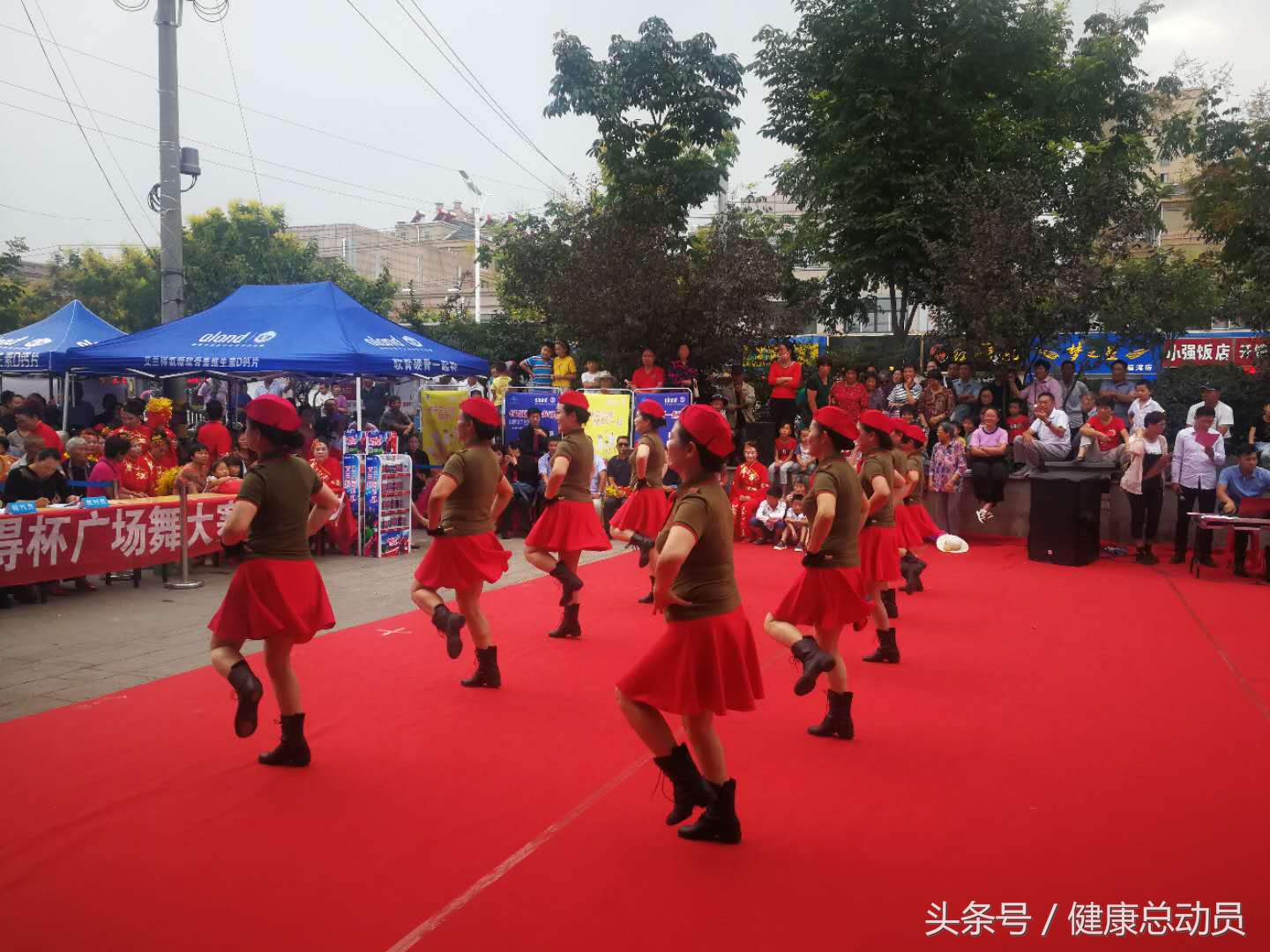 “艾兰得”杯江苏省广场舞大赛宿迁泗洪站开赛