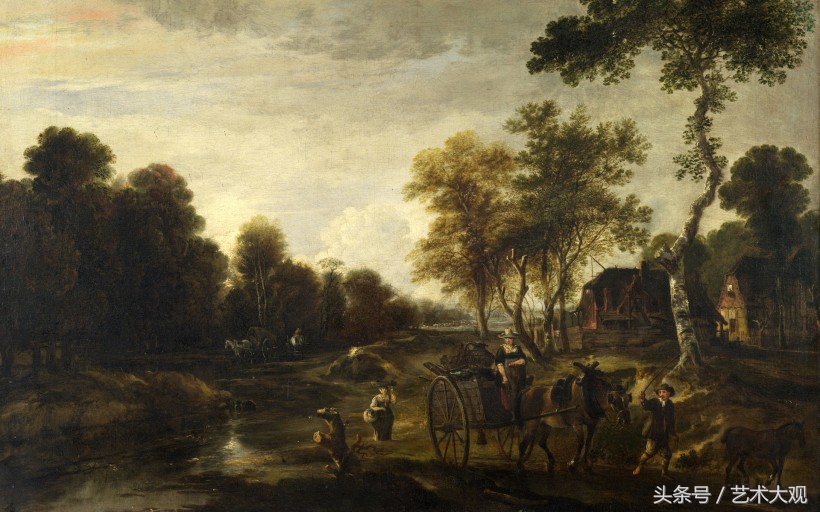 荷兰旅游油画作品图片欣赏,英国油画风景画欣赏