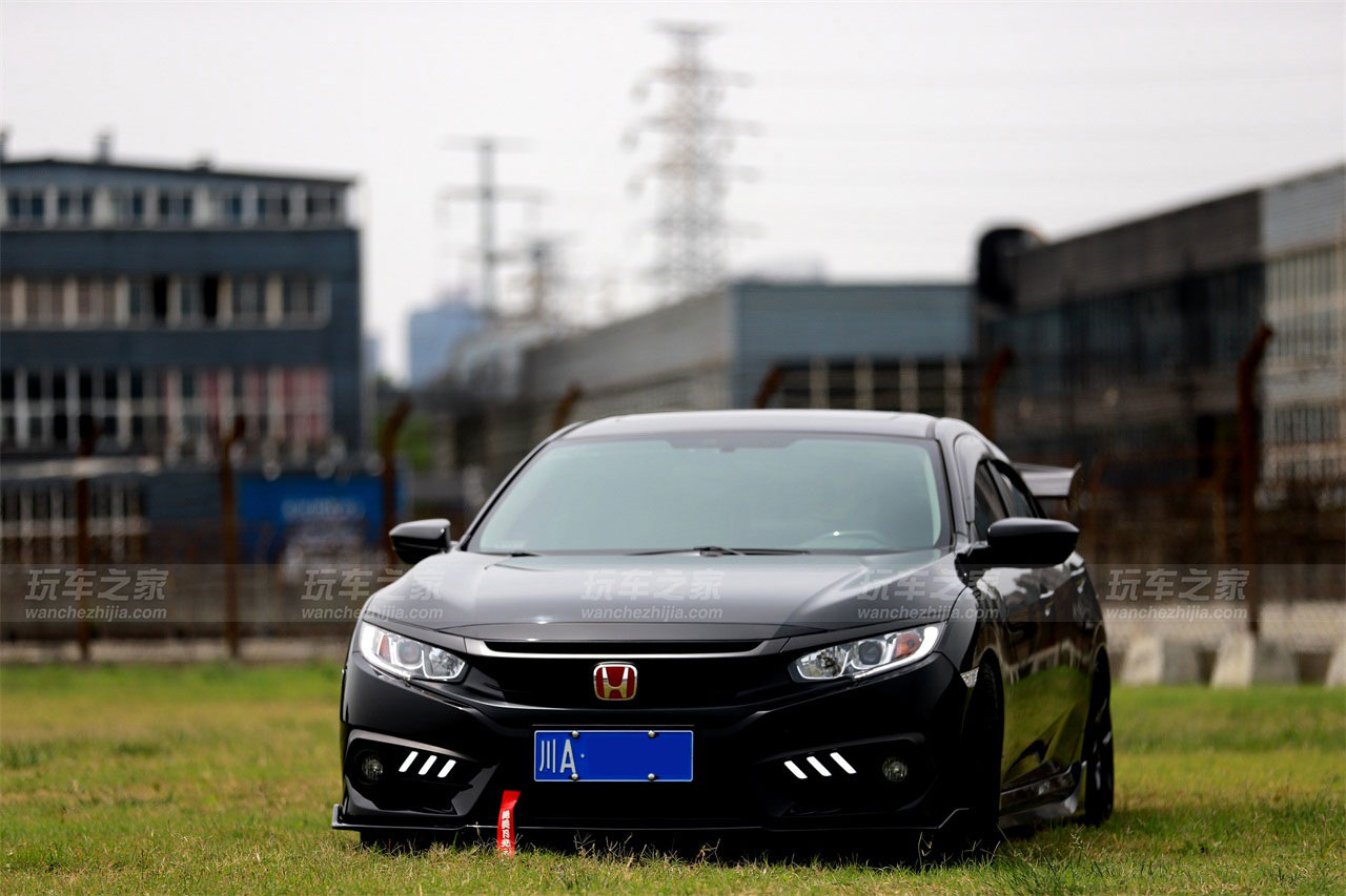 十代思域黑武士改装,2014款思域si改装黑武士