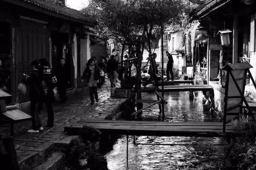 丽江古城老照片90年代,丽江永胜县城老照片