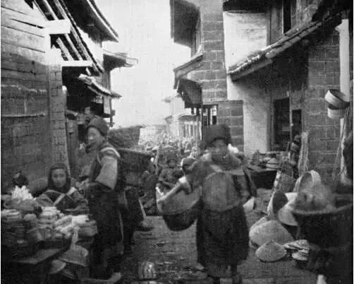 丽江古城老照片90年代,丽江永胜县城老照片
