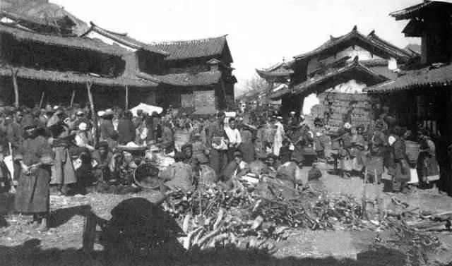 丽江古城老照片90年代,丽江永胜县城老照片