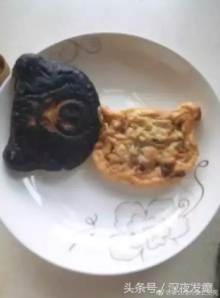 看，这就是让女朋友进厨房的后果