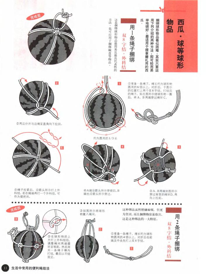 超实用的6种常用绳结教程,绳结中国结教程视频