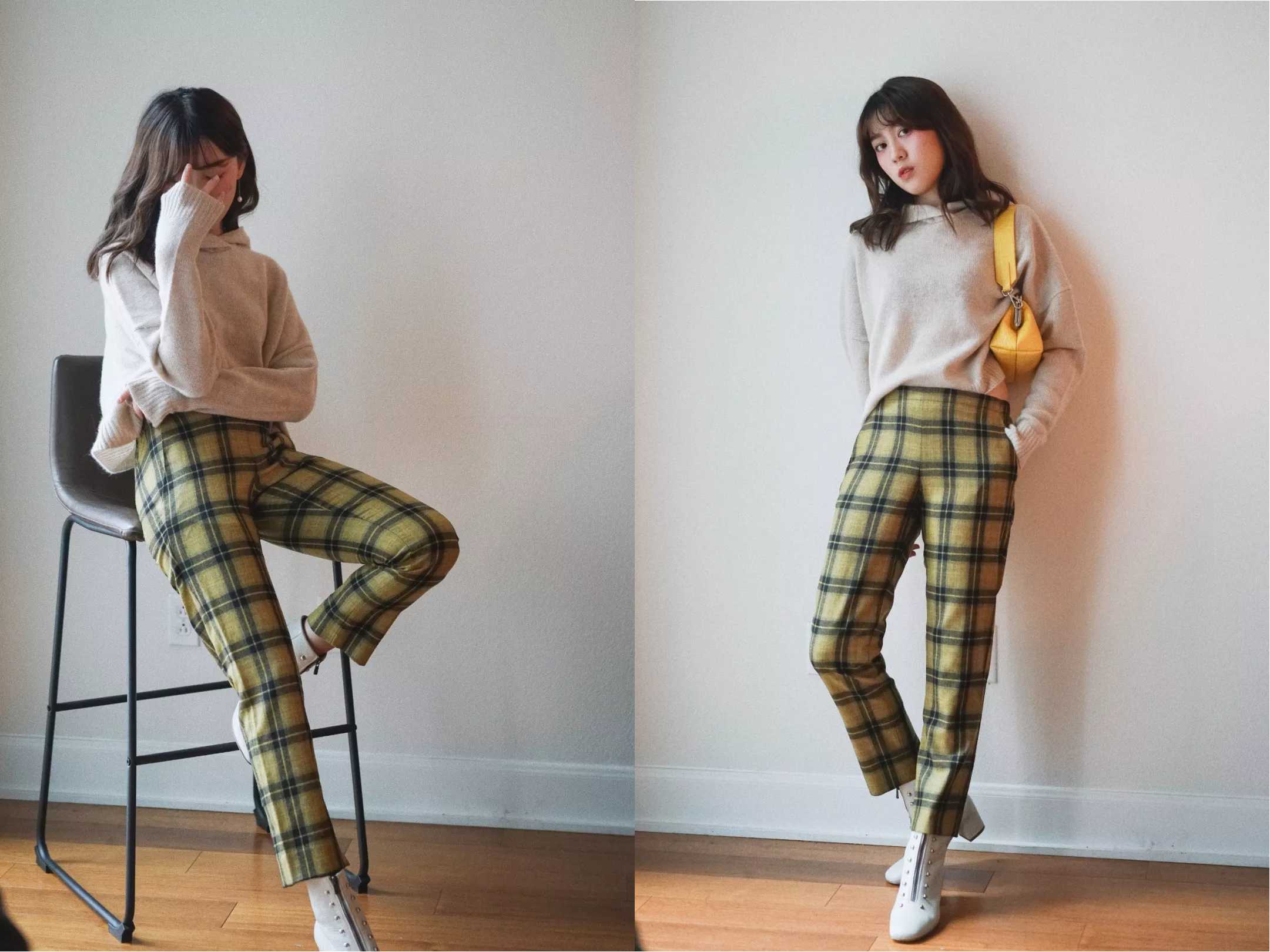 秋冬路人甲穿搭,告别秋冬臃肿穿搭