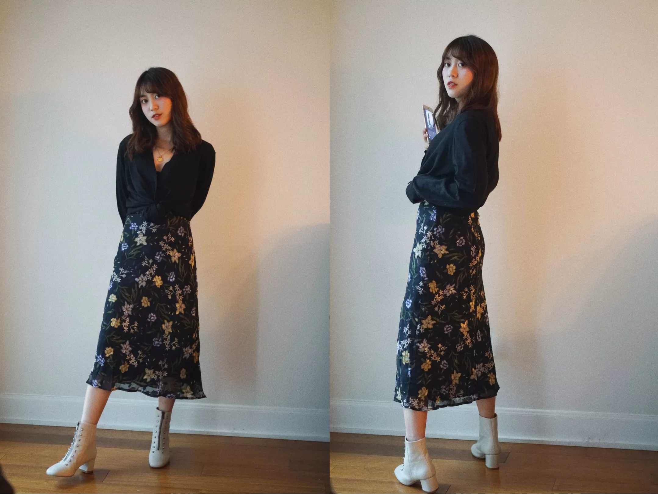 秋冬路人甲穿搭,告别秋冬臃肿穿搭