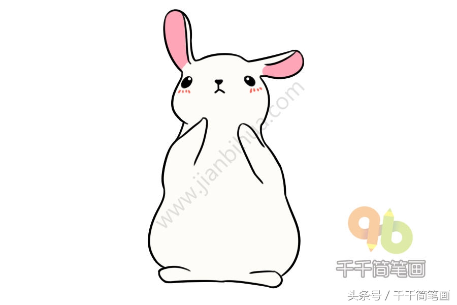 育儿简笔画小动物,育儿简笔画可爱小猪