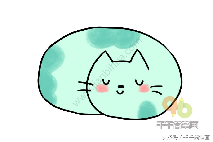 育儿简笔画小动物,育儿简笔画可爱小猪