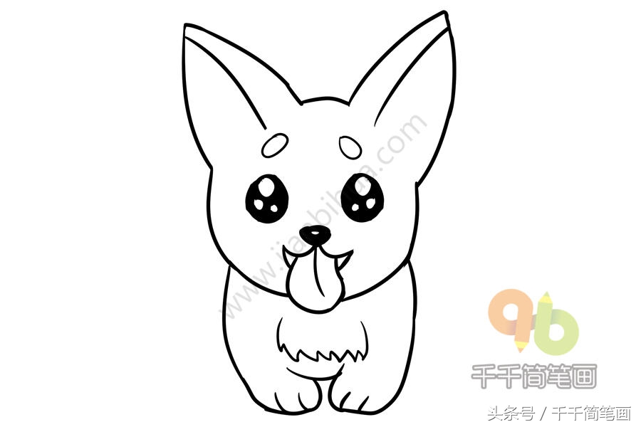 育儿简笔画小动物,育儿简笔画可爱小猪