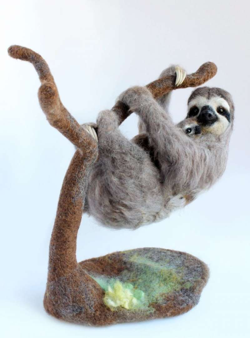 第一眼竟然以为它会动!26个好像有灵魂附体的拟真羊毛毡