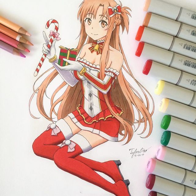 马克笔绘画动漫人物图,画画动漫人物马克笔手绘教程古风