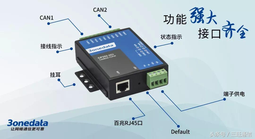 can总线转以太网转换器,工业级zigbee以太网网关