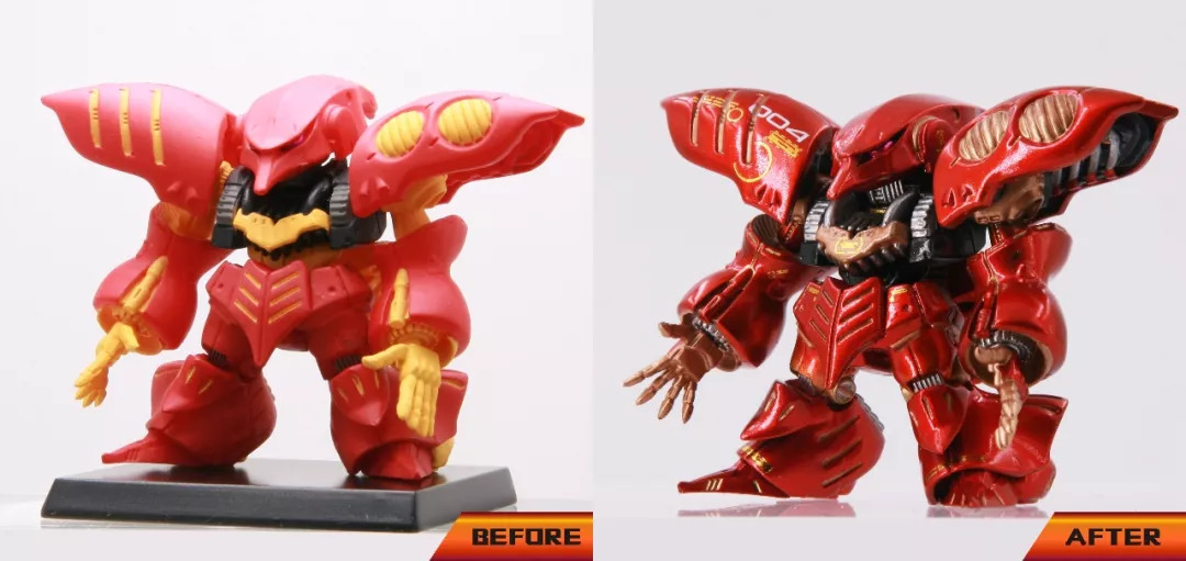 zz高达重装喷涂配色表,高达新手如何做战损涂装