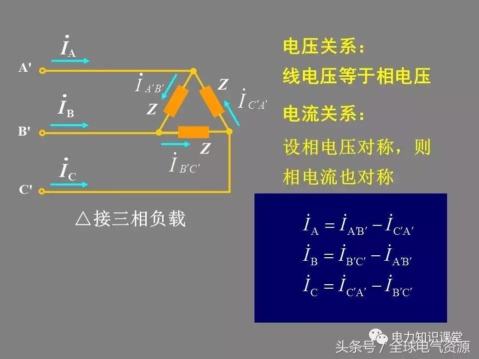 线电压和相电压的换算关系,三角形接法相电压与线电压关系