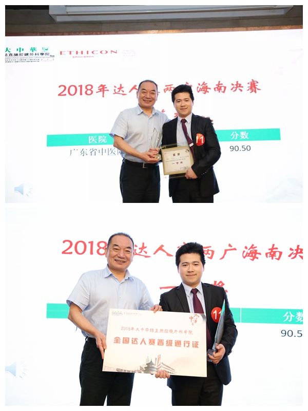 微新闻｜广东省中医院胃肠外科熊文俊荣获2018年大中华结直肠腔镜外科学院达人赛（两广海南决赛）冠军