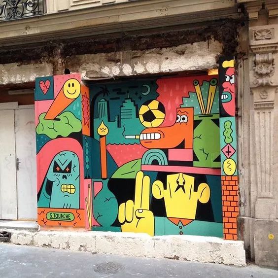 适合在家画的墙绘教程,给家里画一面墙绘