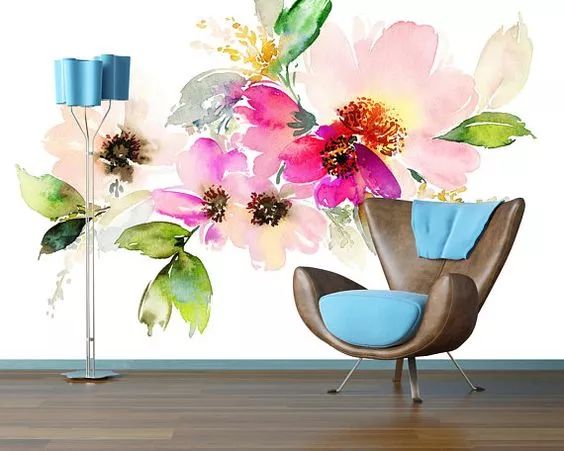 适合在家画的墙绘教程,给家里画一面墙绘