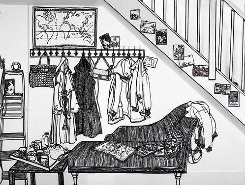 适合在家画的墙绘教程,给家里画一面墙绘