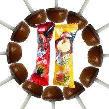 儿时五毛钱一袋三根的棒棒糖,80后儿时棒棒糖木头色