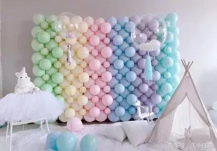 ins感高级开业气球布置,店铺活动气球造型教学简易圆气球