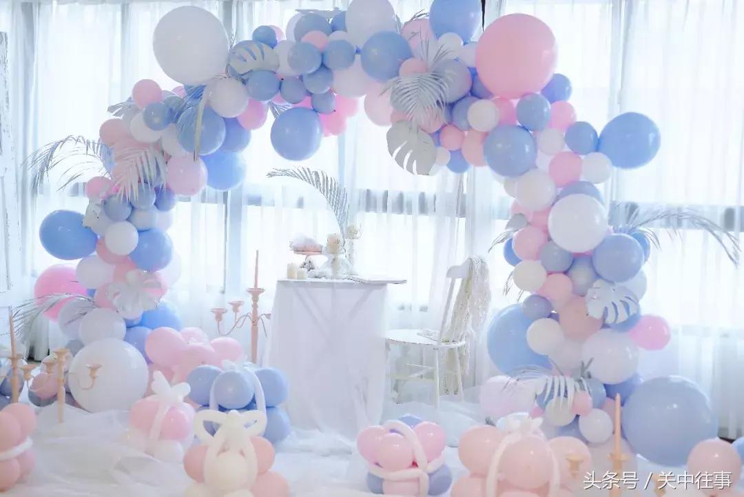 ins感高级开业气球布置,店铺活动气球造型教学简易圆气球