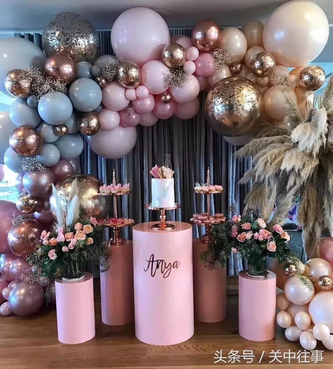 ins感高级开业气球布置,店铺活动气球造型教学简易圆气球