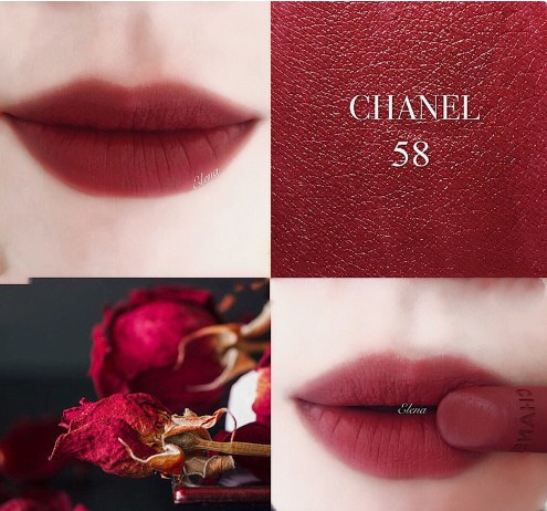 香奈儿丝绒口红58号色涂抹视频,香奈儿丝绒58号口红适合什么皮肤