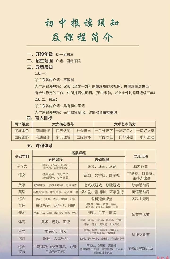 「小升初名校解读」“广雅系”学校大揭秘！