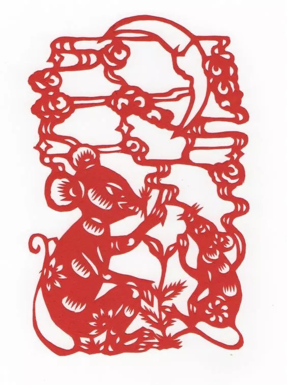 民间剪纸艺术冰墩墩,中国民间剪纸艺术基本步骤和流程