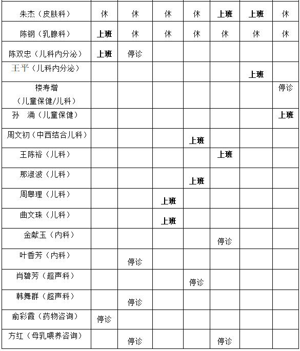 收藏备急！富阳各医院国庆门诊接诊时间表出炉