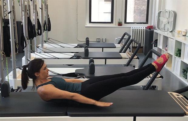 普拉提床柔韧训练,普拉提床脊椎灵活训练