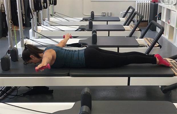 普拉提床柔韧训练,普拉提床脊椎灵活训练