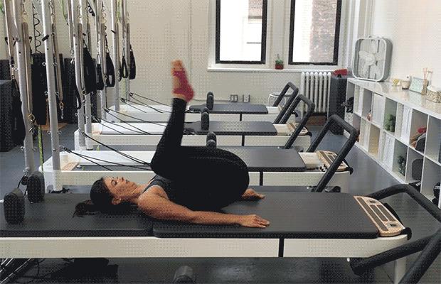 普拉提床柔韧训练,普拉提床脊椎灵活训练