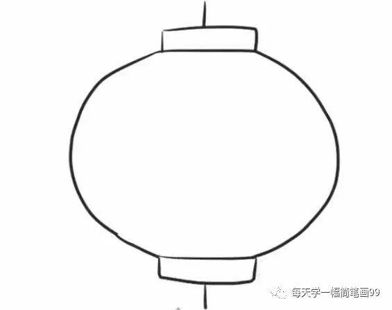 国庆节灯笼简笔画图片大全,简笔画灯笼国庆