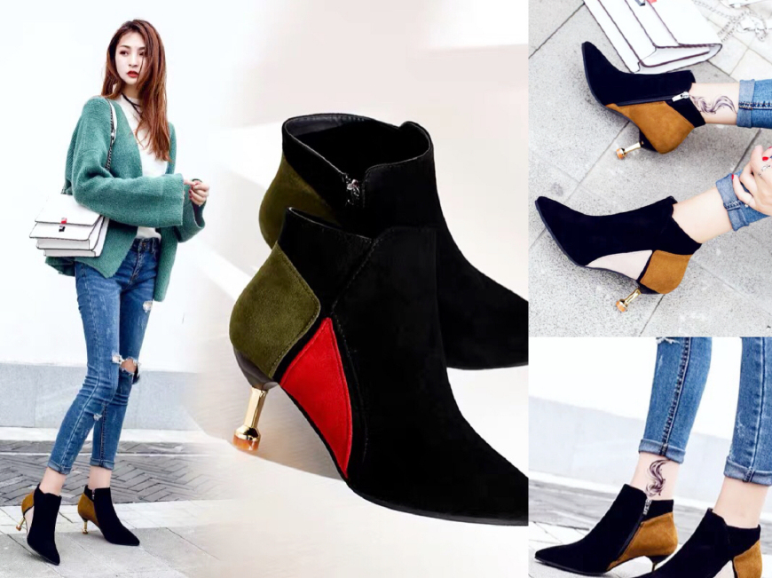 马丁靴虽然很美，但今年更流行的是“猫跟靴”，穿上太美了！