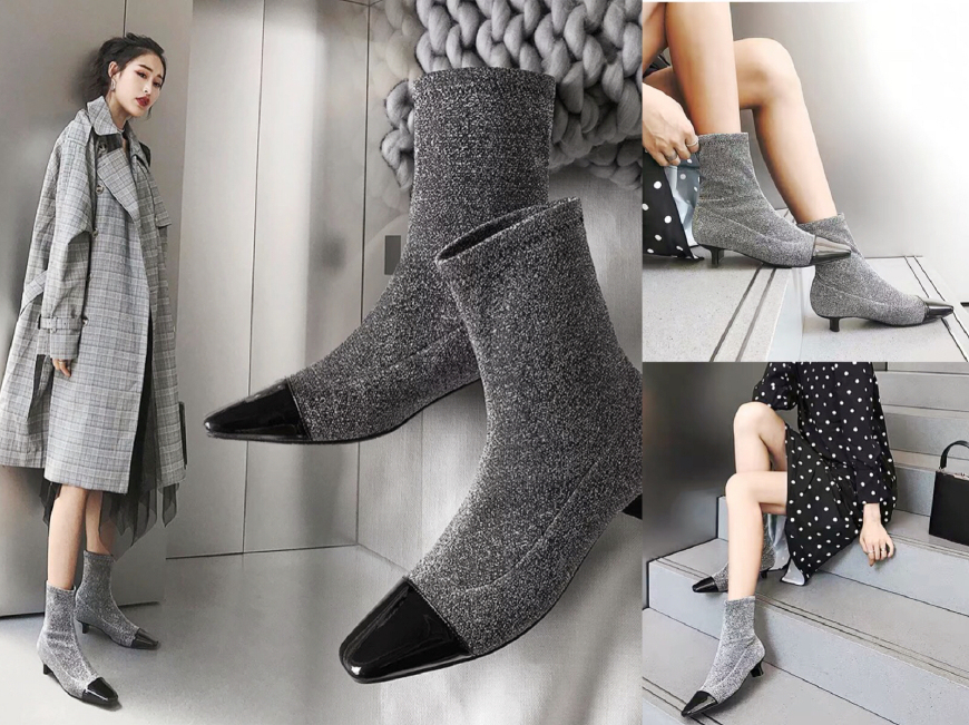 马丁靴虽然很美，但今年更流行的是“猫跟靴”，穿上太美了！
